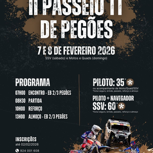 II PASSEIO TT DE PEGÕES - SSV