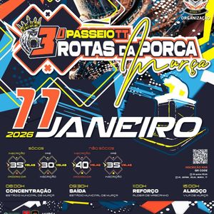 3º PASSEIO TT ROTAS DA PORCA